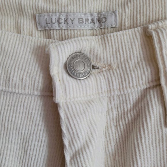🍀 Lucky Brand High Rise Bridgette Mini Boot Corduroy Jeans (Size 4) - Picture 4 of 6